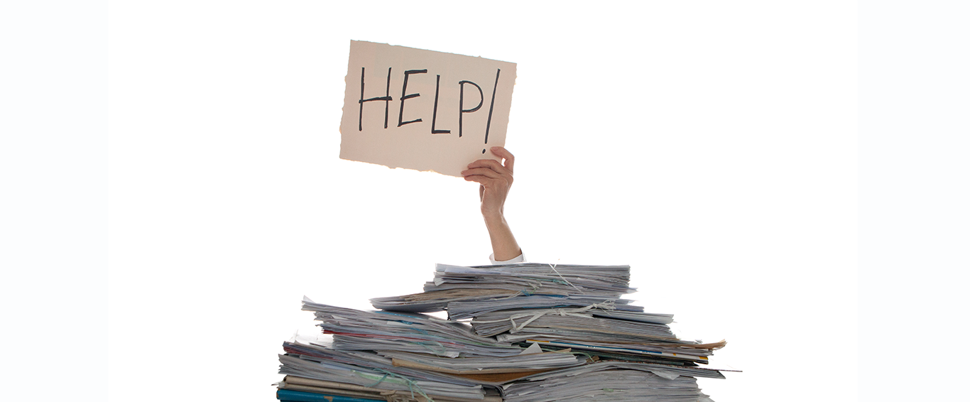 Loads of paperwork caused by drawings for manual estimating process